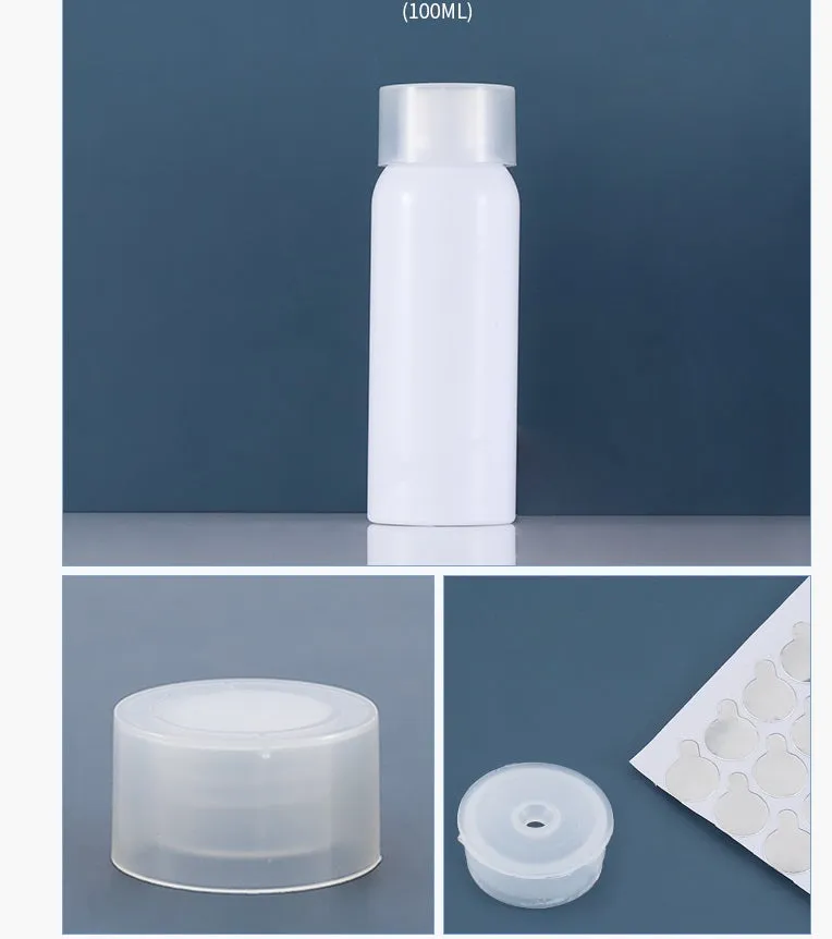 100ml cosmetic plastic cap empty bottle PWG