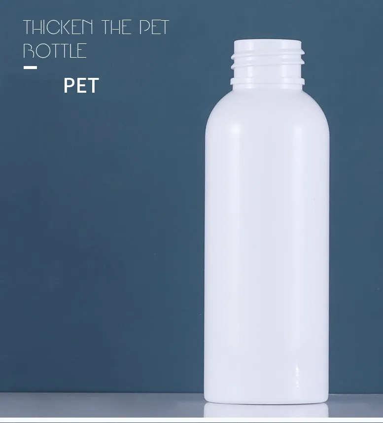 100ml cosmetic plastic cap empty bottle PWG