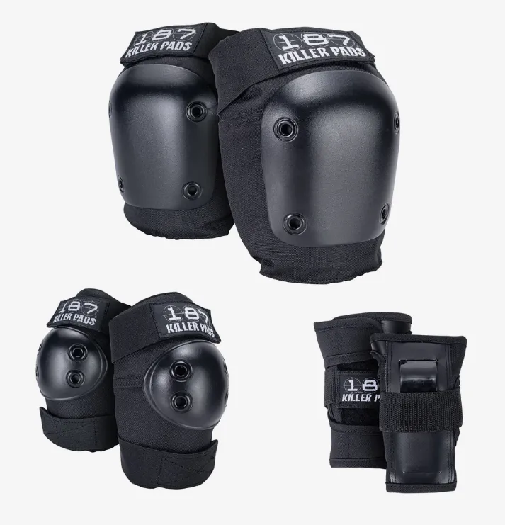 187 Killer Pads Black 6 Pack Pad Set
