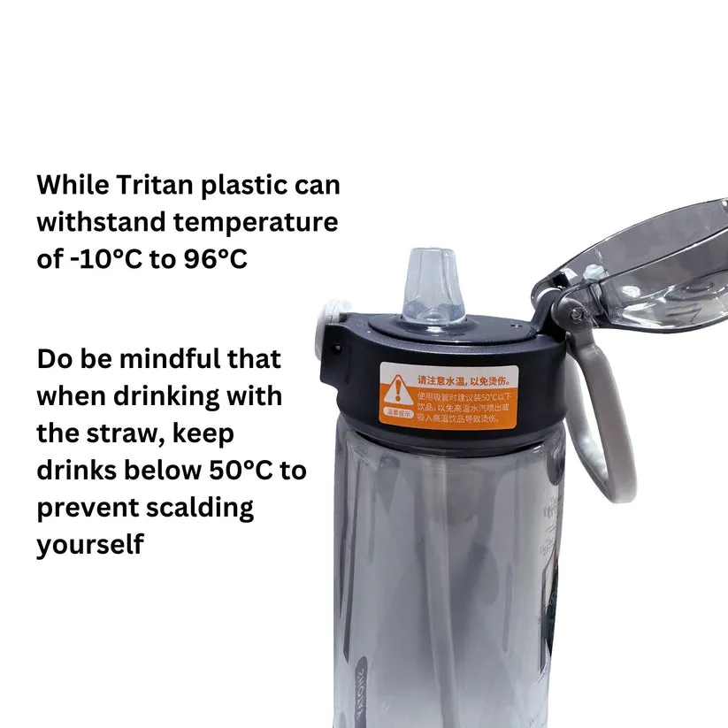 [2-Pack] Maya & Friends Tritan Water Bottle (850ml) - 2 Color