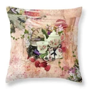 Afternoon Tea - Throw Pillow