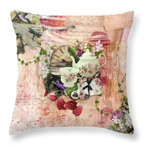 Afternoon Tea - Throw Pillow