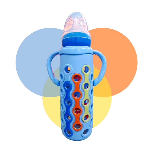 Algo Glass Baby Feeder Bottle Bpa Free 240ml