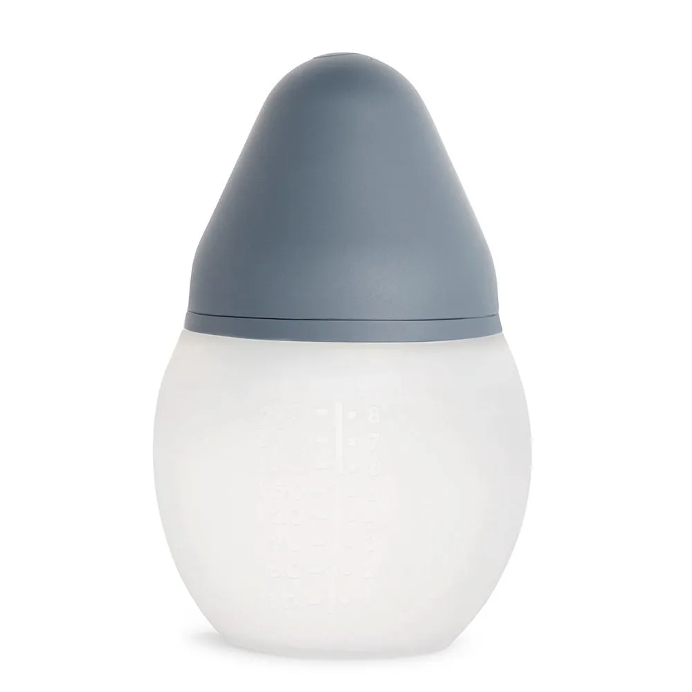 Anti Colic Baby Bottle 08 Oz Blue Grey