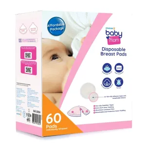 baby mom Disposable Breast Pads 60 pcs