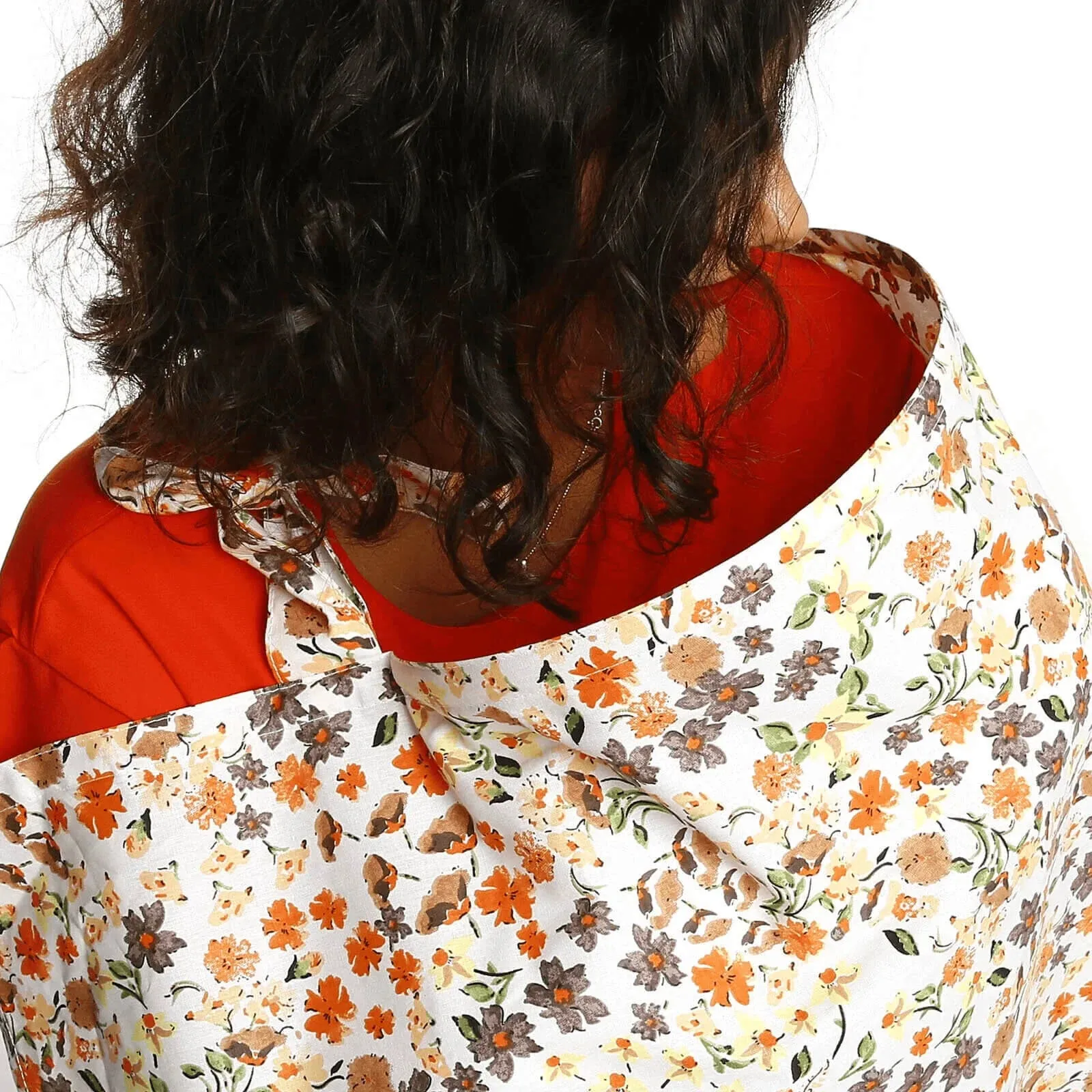 baby mom Zigzag Patterned Cotton Nursing Cover