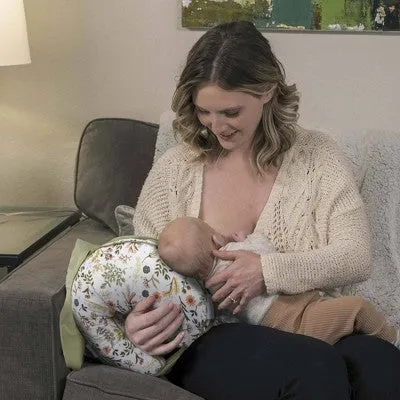 Boppy Anywhere Support Nursing Pillow - Sage Floral
