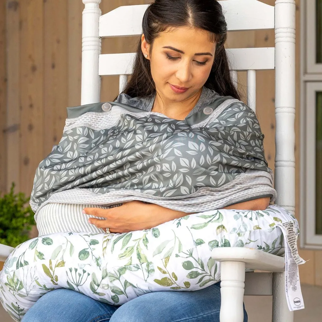 Boppy Original Nursing Support - Green Foliage