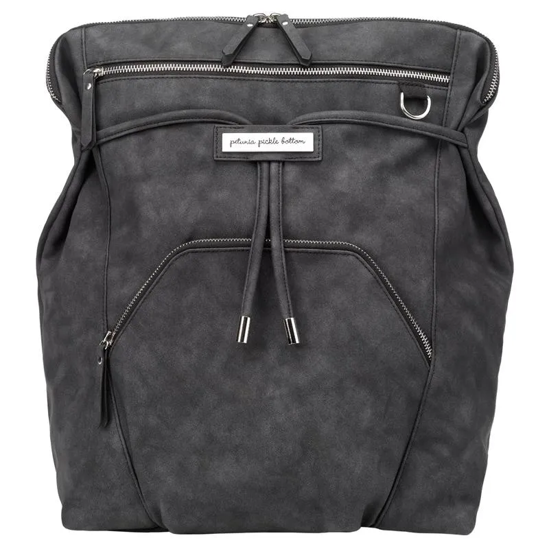 Cinch Backpack in Midnight Leatherette