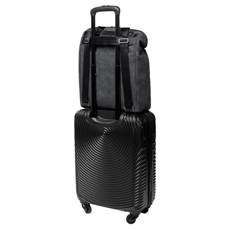 Cinch Backpack in Midnight Leatherette