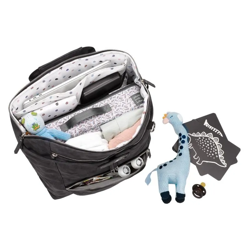 Cinch Backpack in Midnight Leatherette