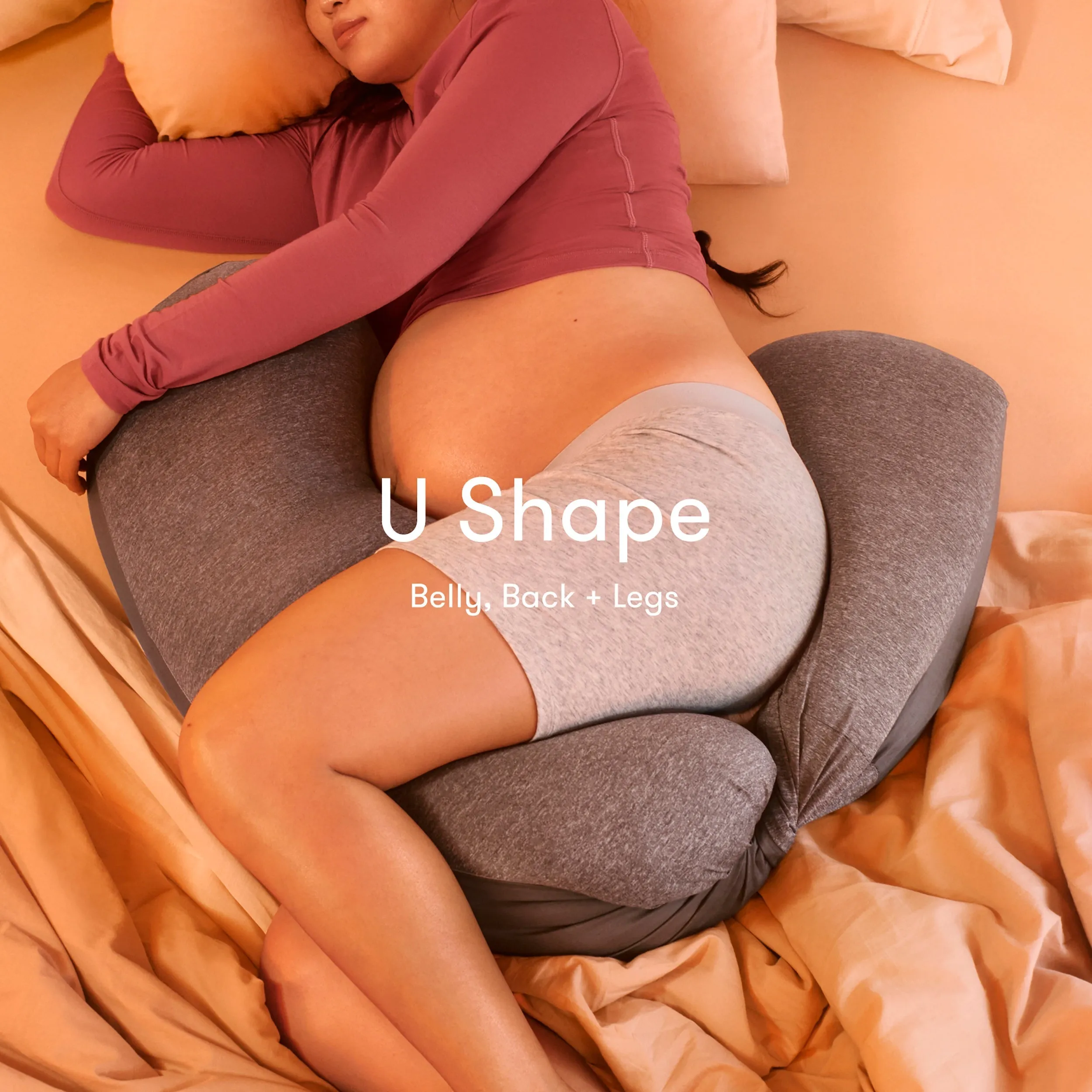 Frida Adjustable Keep-Cool Pregnancy Pillow