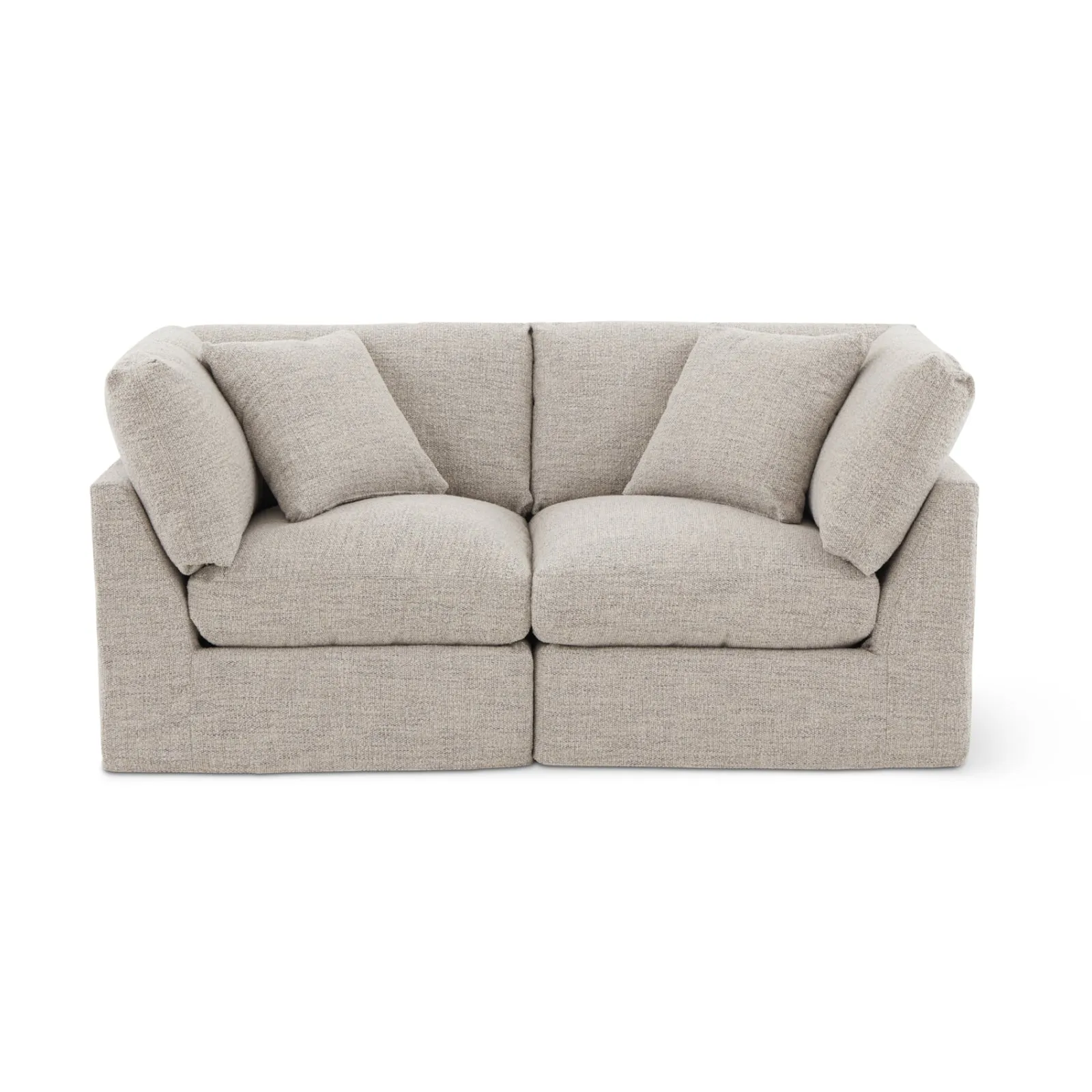 Get Together™ 2-Piece Modular Sofa, Large, Oatmeal