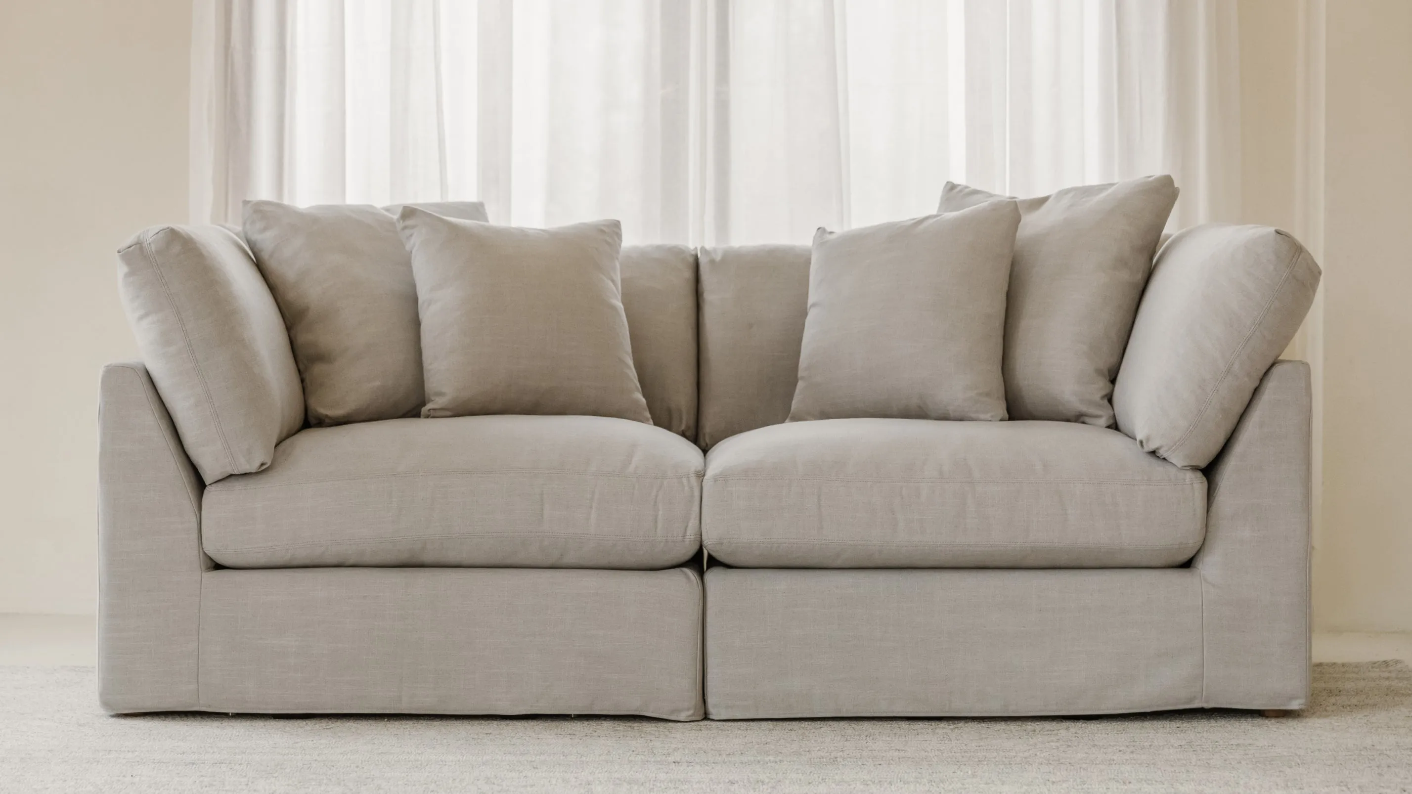 Get Together™ 2-Piece Modular Sofa, Standard, Champagne