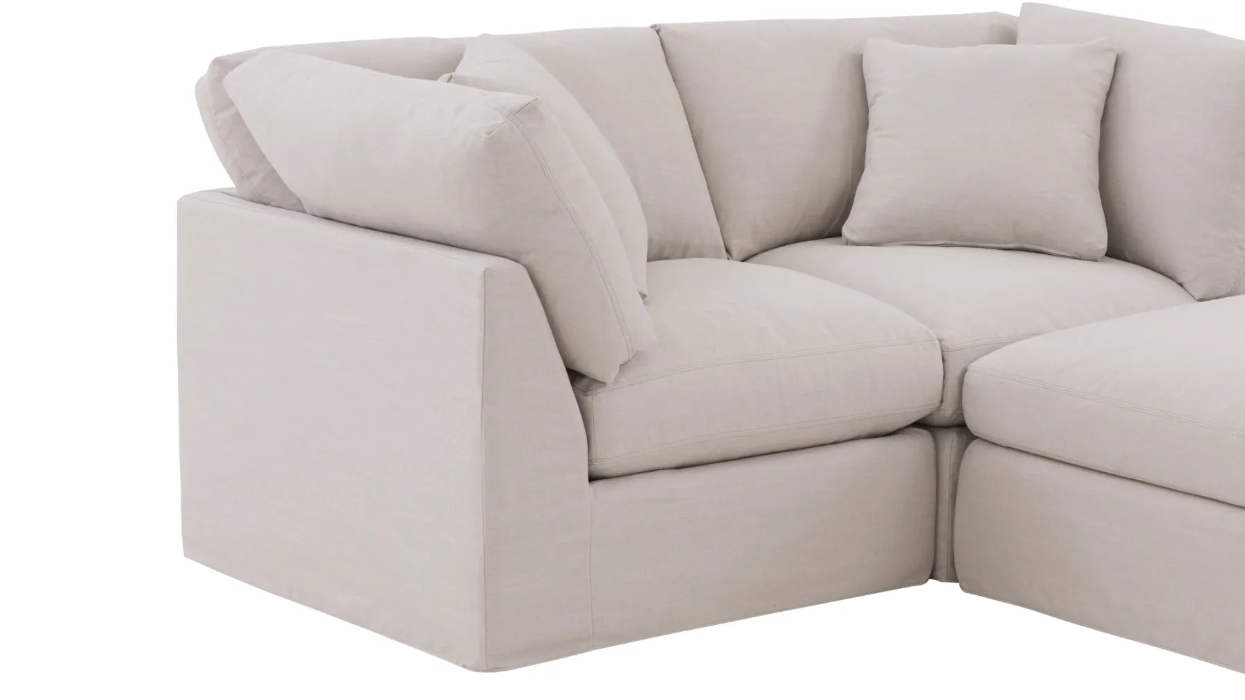 Get Together™ 3-Piece Modular Sectional, Standard, Clay