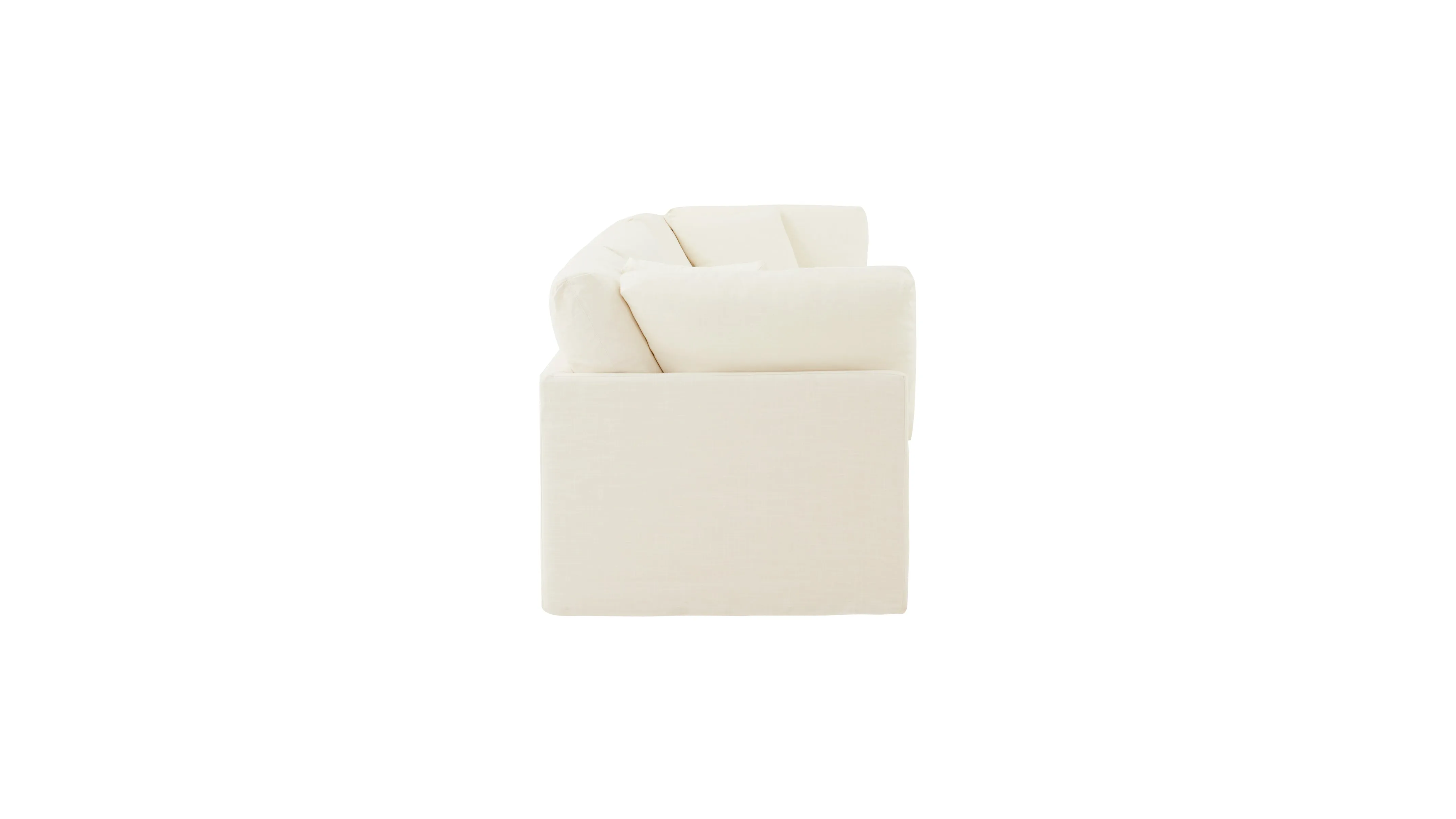 3-Piece Modular Sofa Get Together™ - Cream Linen, Standard Size