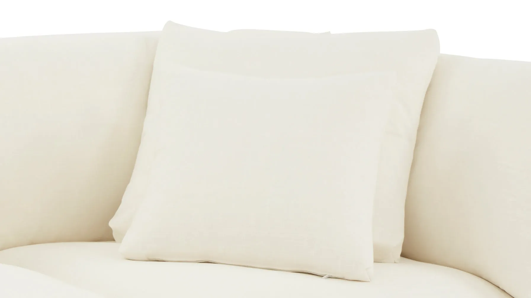 Get Together™ 4-Piece Modular Sectional Closed, Large, Cream Linen