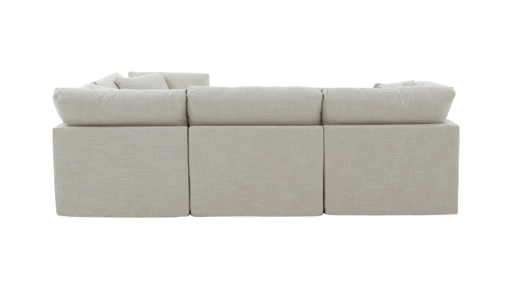 Get Together™ 4-Piece Modular Sectional Closed, Standard, Light Pebble