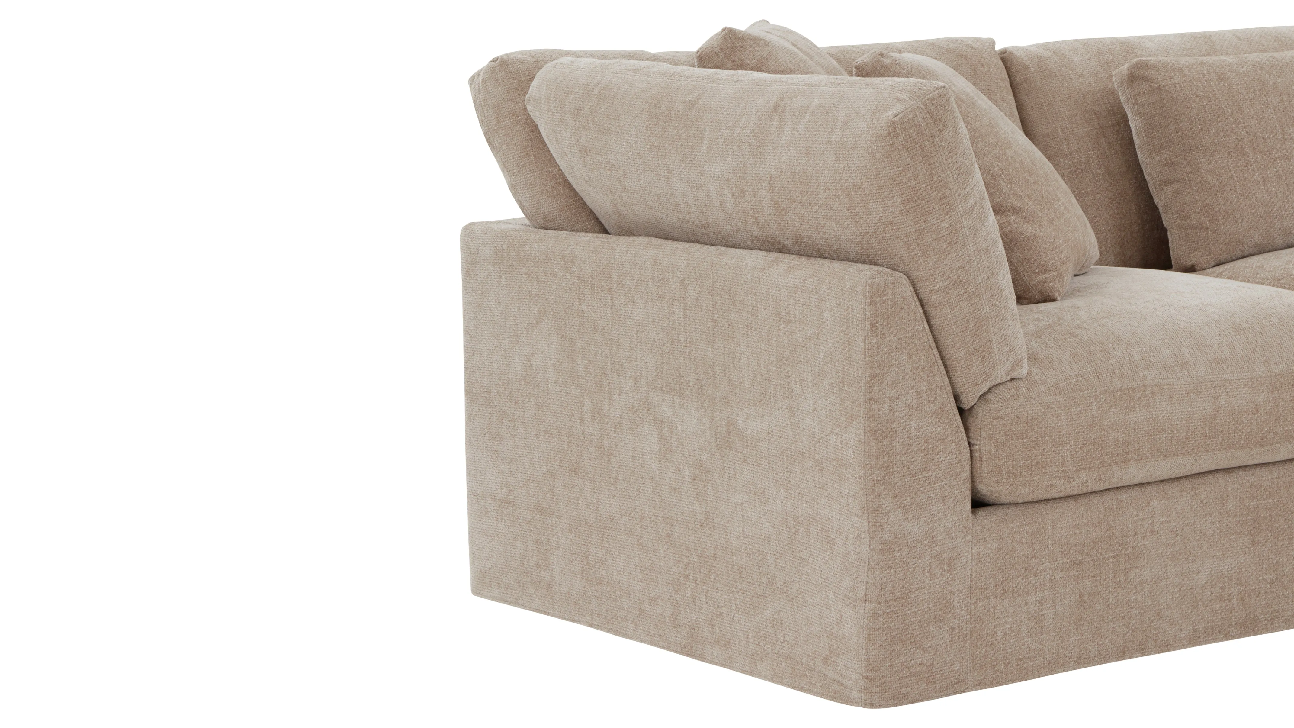 Get Together™ 5-Piece Modular Sectional Closed, Large, Champagne