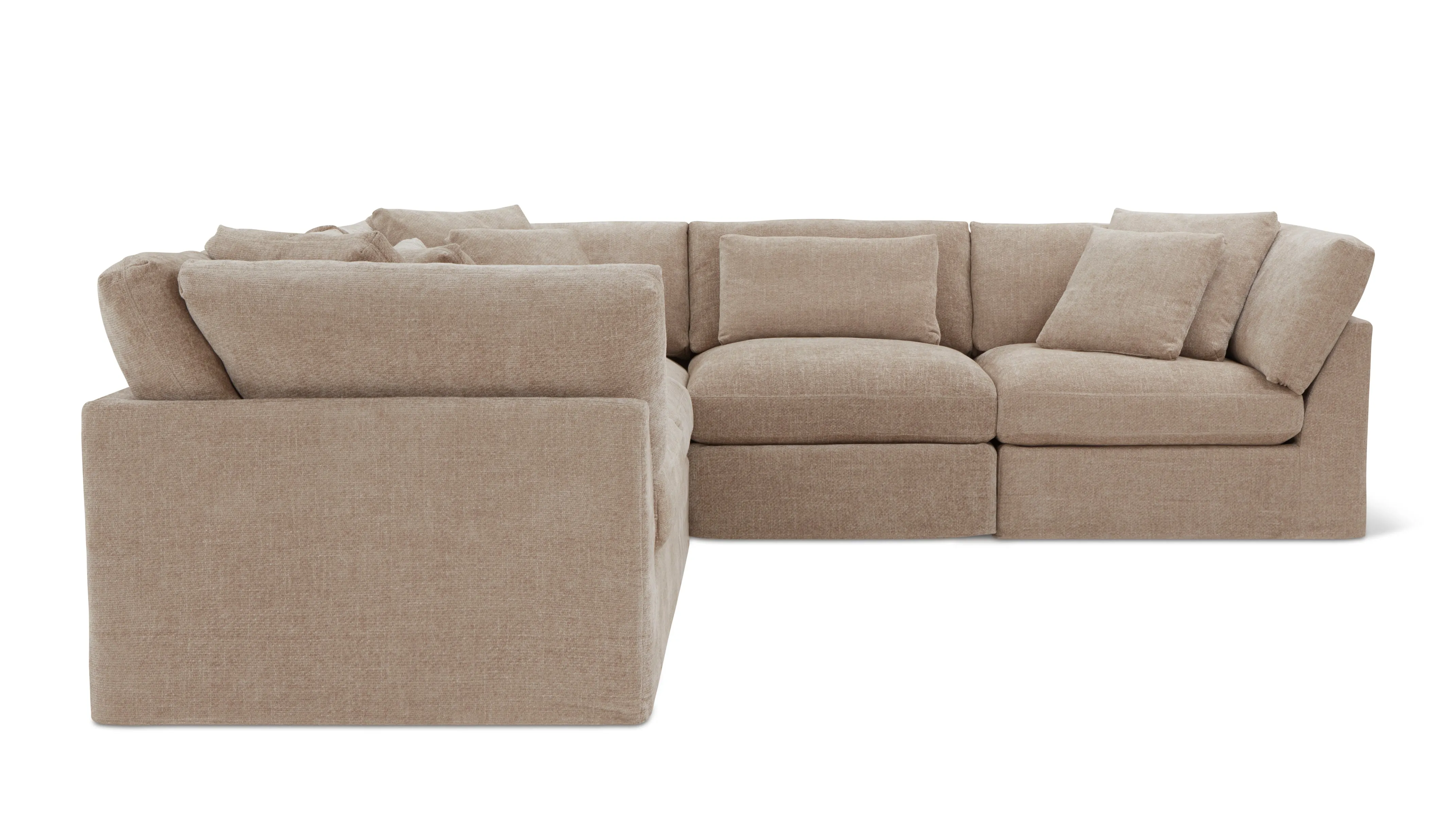 Get Together™ 5-Piece Modular Sectional Closed, Large, Champagne