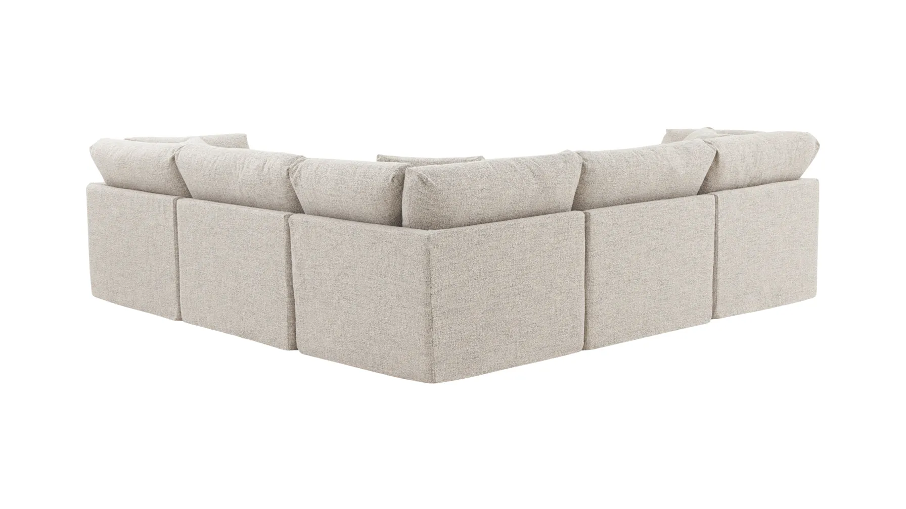 Get Together™ 5-Piece Modular Sectional Closed, Standard, Oatmeal