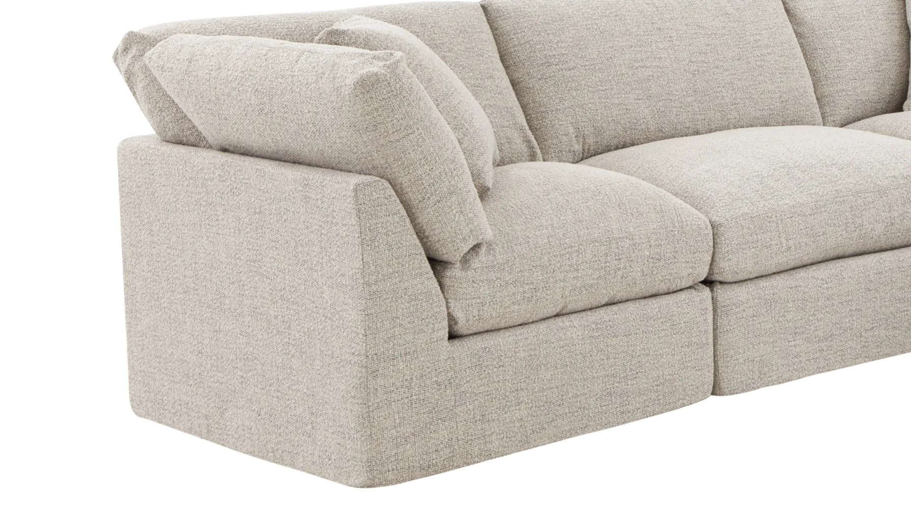 Get Together™ 5-Piece Modular Sectional Closed, Standard, Oatmeal