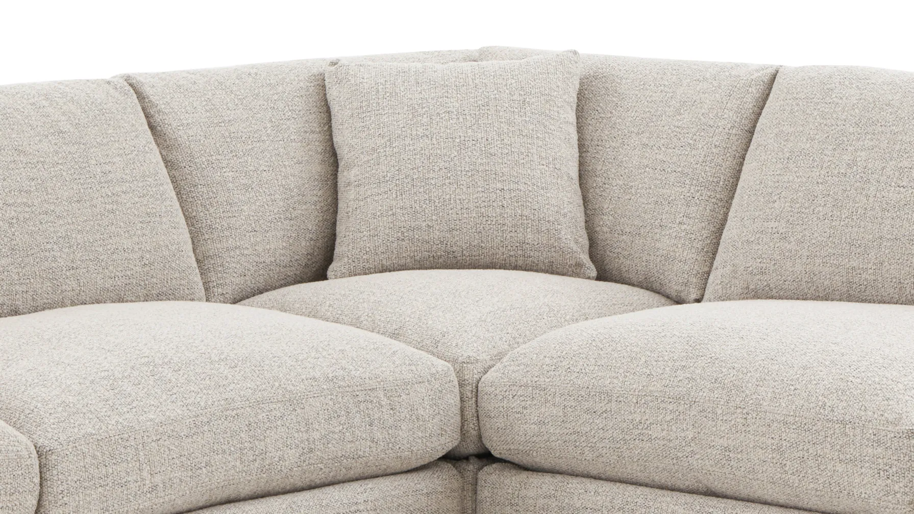 Get Together™ 5-Piece Modular Sectional Closed, Standard, Oatmeal