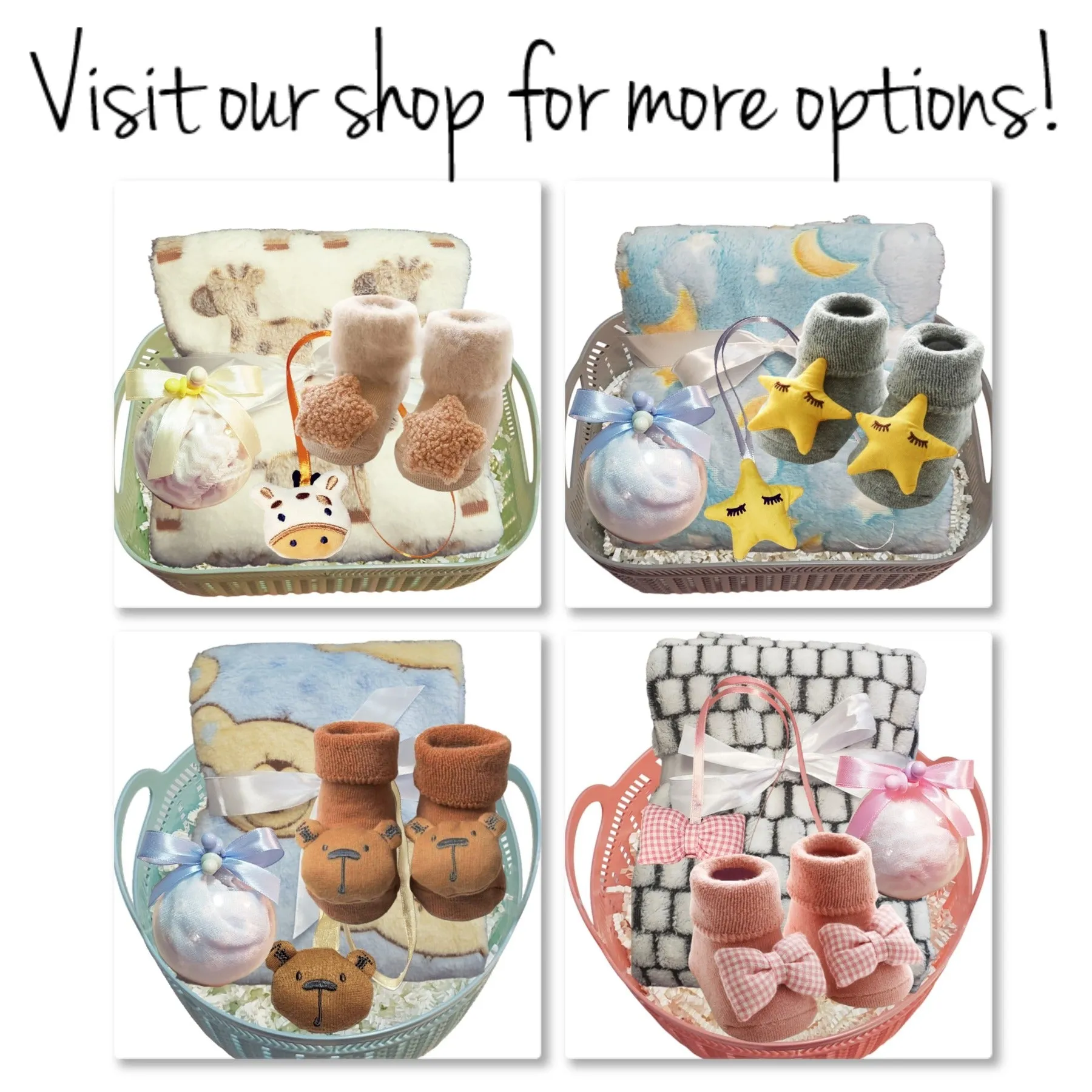 Girl Baby Shower Gift Basket