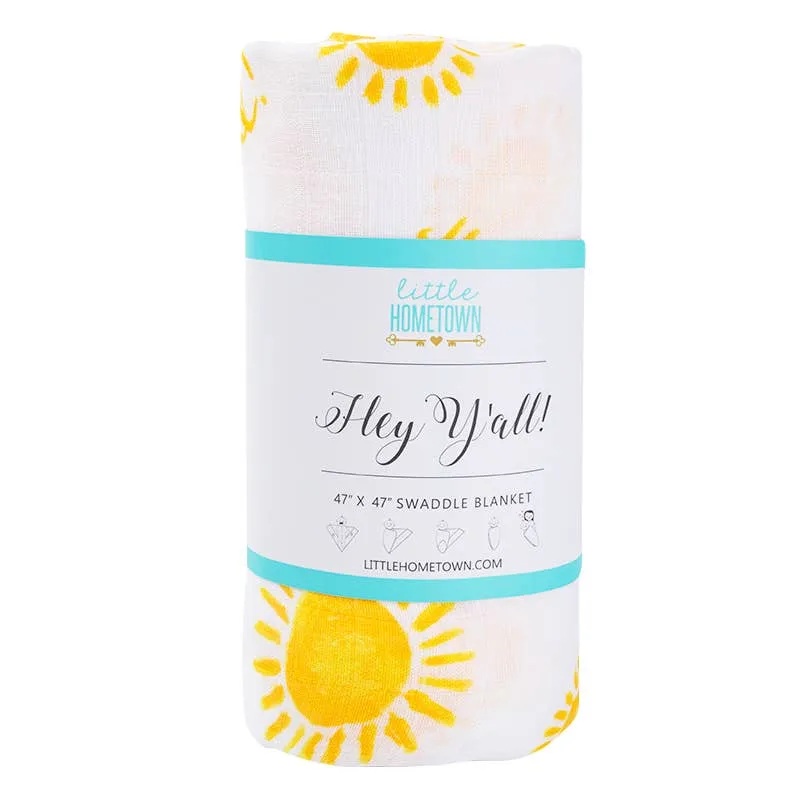 Hey Y'all Swaddle Blanket (Unisex)