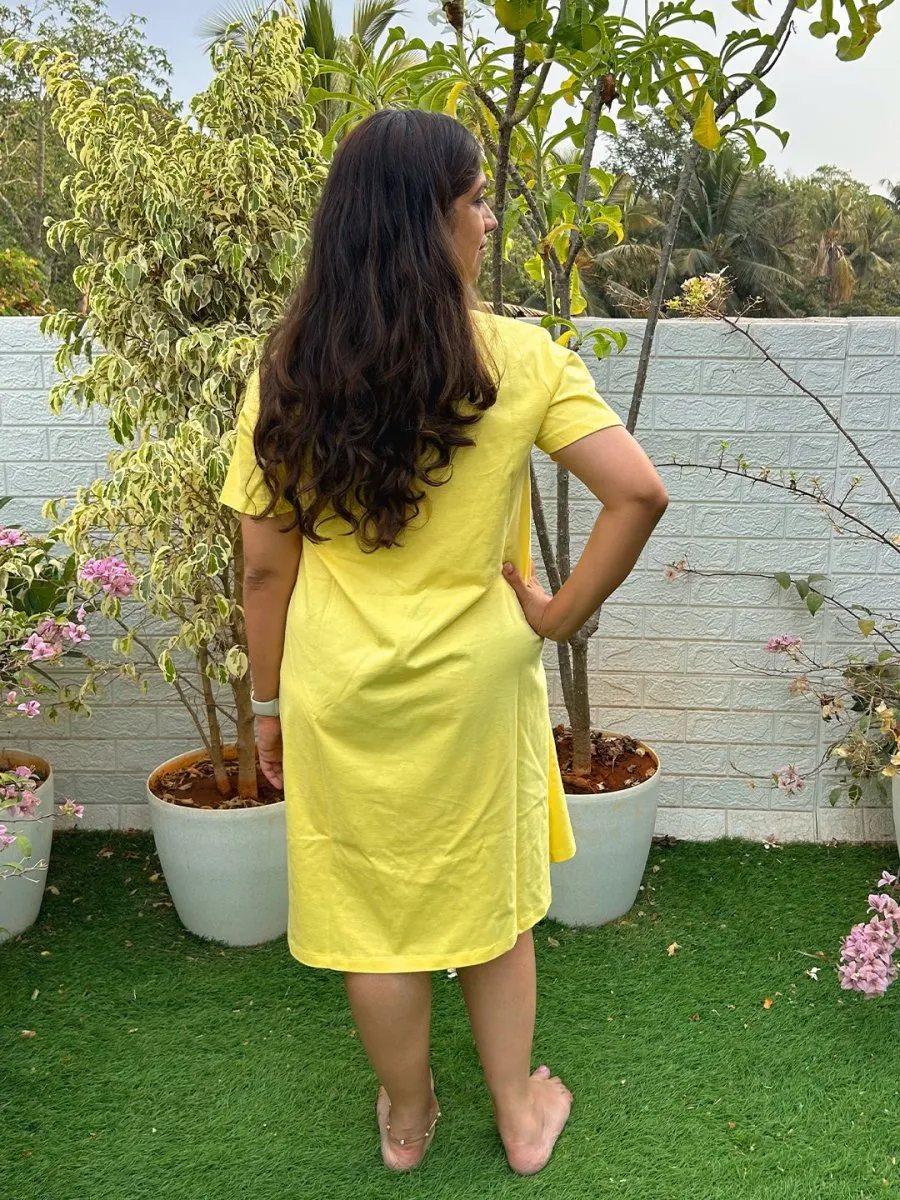 I am Eggspecting Oversized Maternity T Shirt Dress
