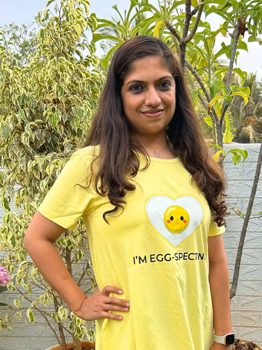 I am Eggspecting Oversized Maternity T Shirt Dress