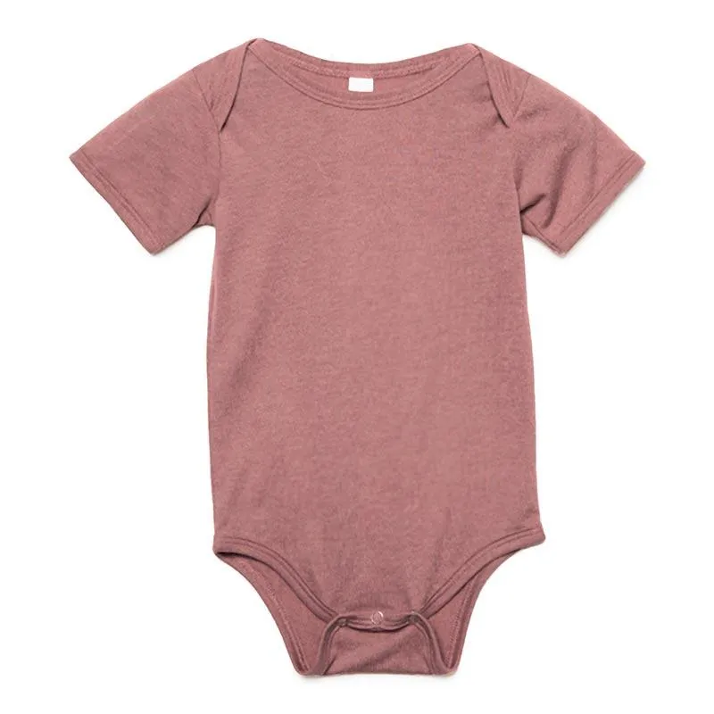 Infant Triblend Onesie (Mauve)