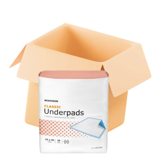 Mckesson Classic Chucks Pads, Light Absorbent 23x36 inches (Bulk 150/CASE)