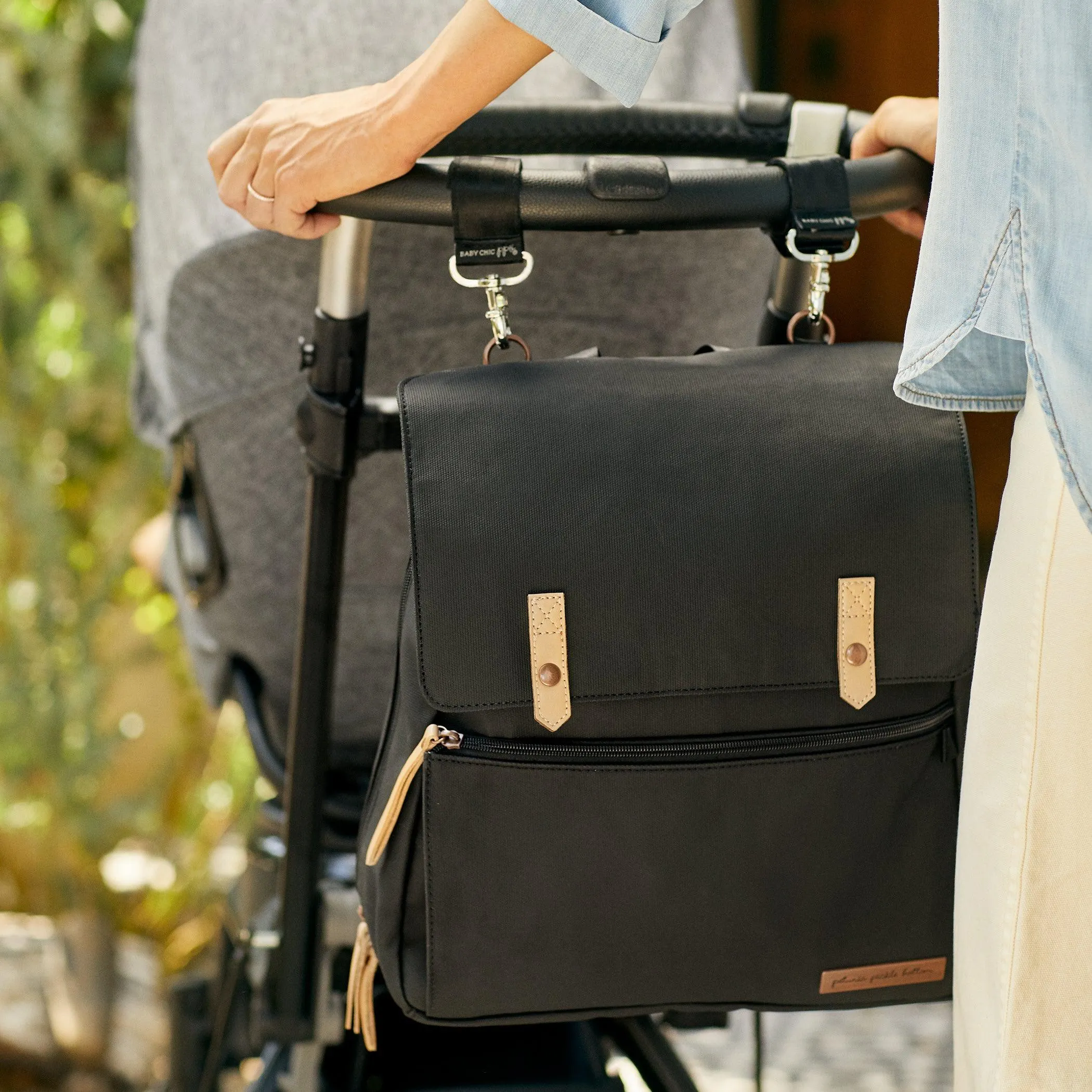 Meta Backpack in Black Matte Canvas