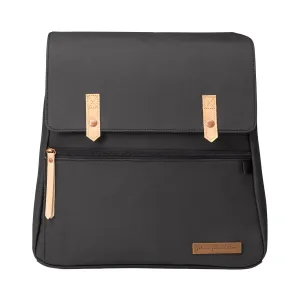 Meta Backpack in Black Matte Canvas