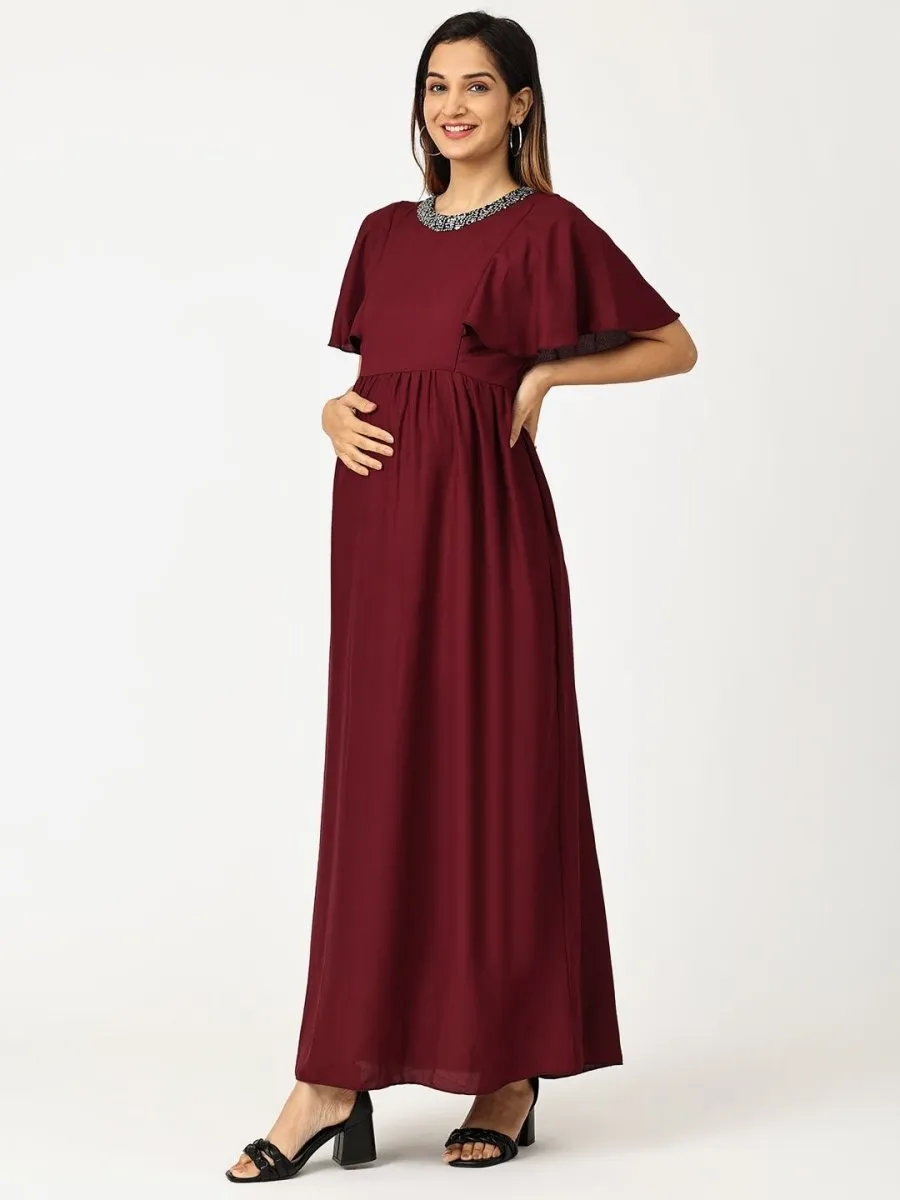 Mi Amor Maternity and Nursing Gown