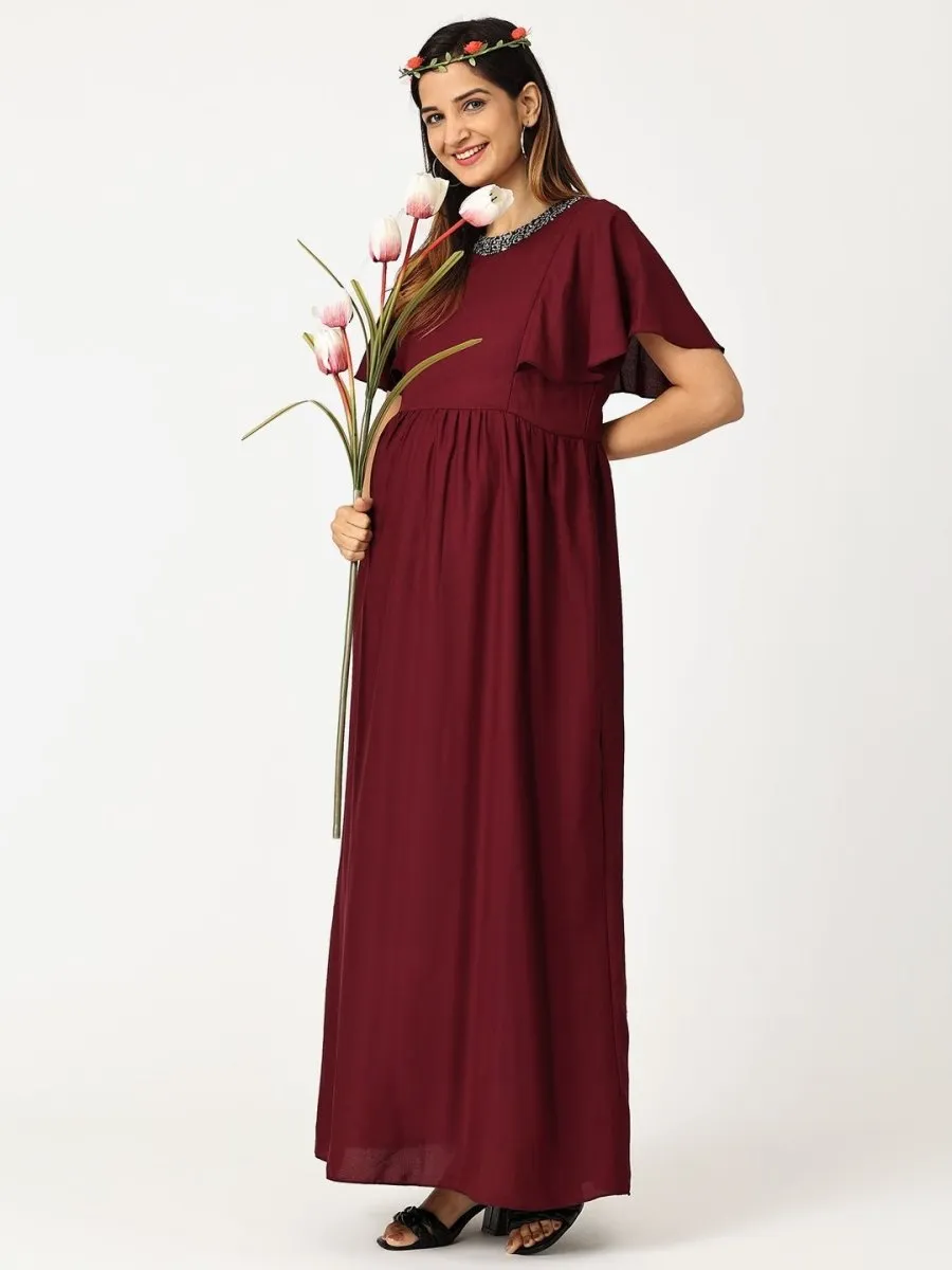 Mi Amor Maternity and Nursing Gown