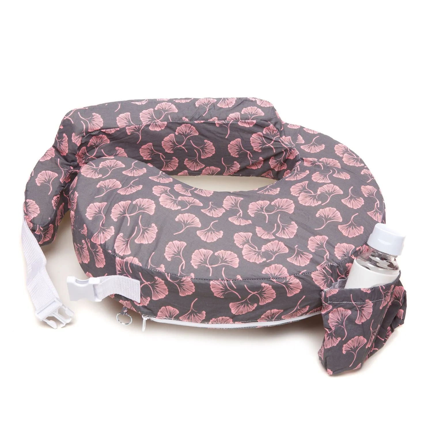 My Brest Friend Original Nursing Pillow - Pink Flowing Fans