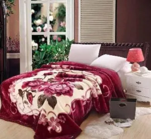 OMAJA HOME Luxurious Blanket Double Bed For Heavy Winter, Mink Super Soft Fabric, Lightweight Pack Of 1 Color#11, Multicolor