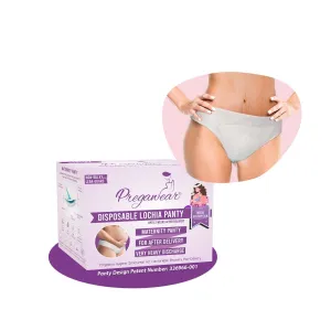 Pregawear Disposable Maternity Panty-High Absorbance Pad & Leak Guards(5 Pieces)