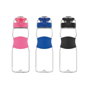 Renga Saga Tritan Water Bottle with Protective Silicone Sleeve - 730ML - Available in 3 Stylish Variants