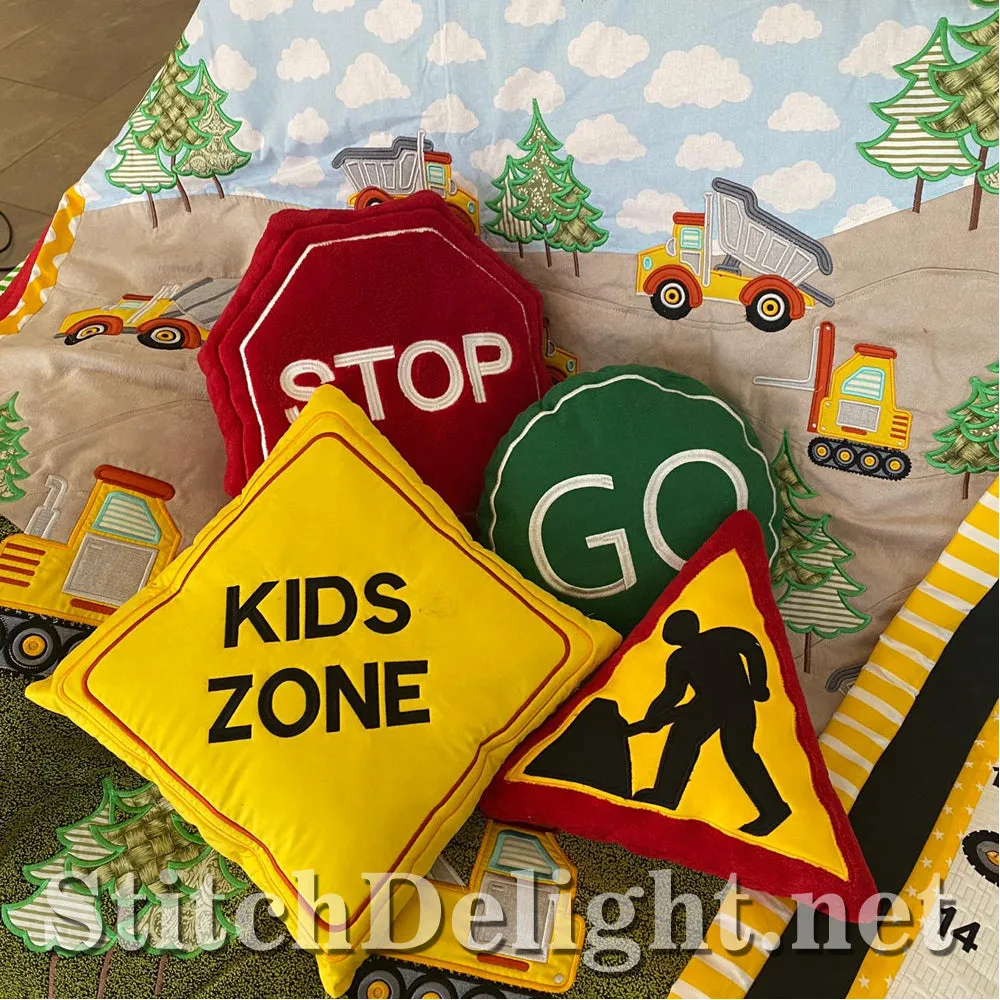 SD1519 Construction Pillows