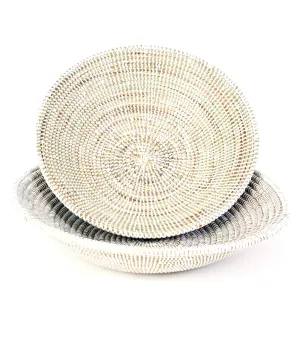 Solid White Grain Basket