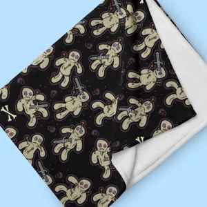 Voodoo Dolls Throw Blanket